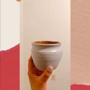 Handmade Small Vase Gray Planter